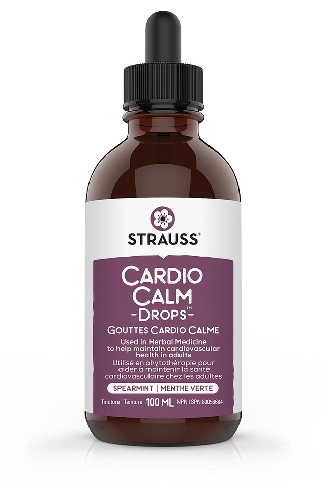 STRAUSS CARDIO CALM DROPS FLAVOUR SPEARMINT 100ML