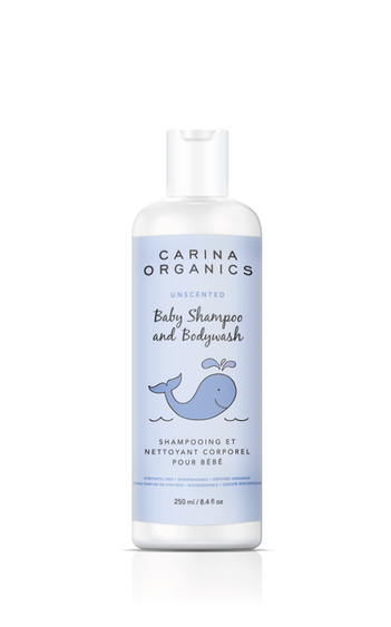 CARINA ORGANICS BABY SHAMPOO & BODY WASH 250ml