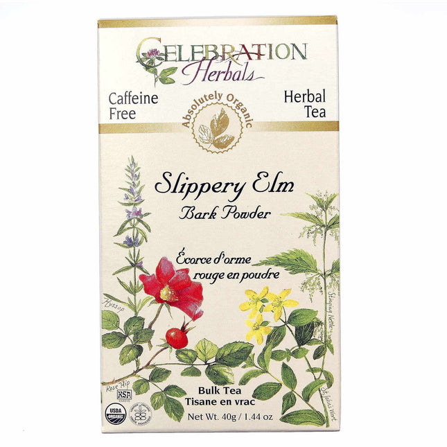 CELEBRATION HERBALS TEA SLIPPERY ELM LOOSEPACK ORGANIC
