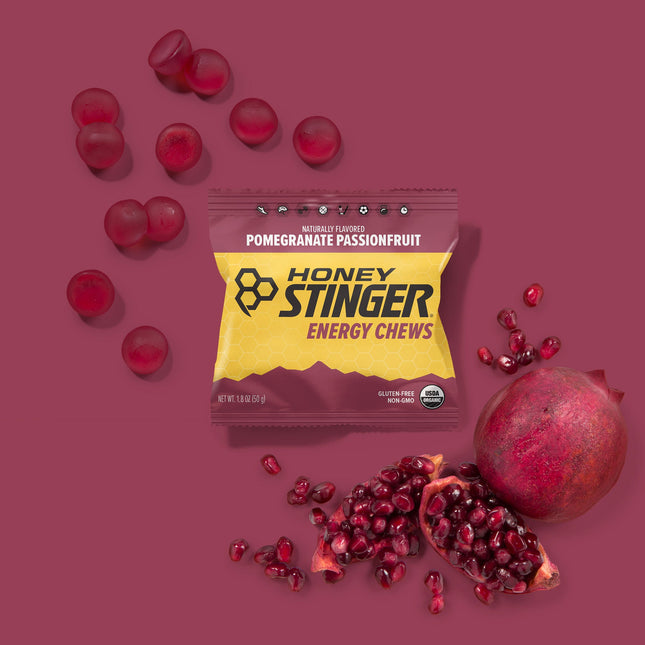 POMEGRANATE PASSIONFRUIT ENERGY CHEWS - 50g