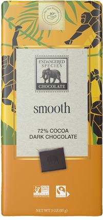 ENDANGERED SPECIES NATURAL DARK CHOCOLATE 72% 85g