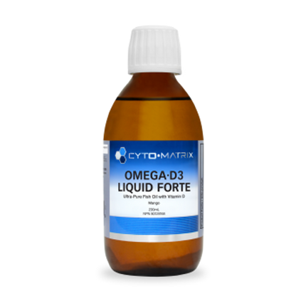 CYTO MATRIX OMEGA D3 LIQUID FORTE MANGO 230 ML