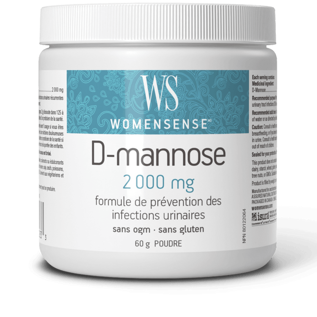 WOMENSENSE D-MANNOSE 2000 MG 60G POWDER