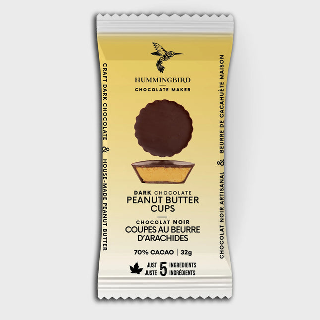 HUMMINGBIRD CHOCOLATE DARK MILK PEANUT BUTTER CUP 32 G