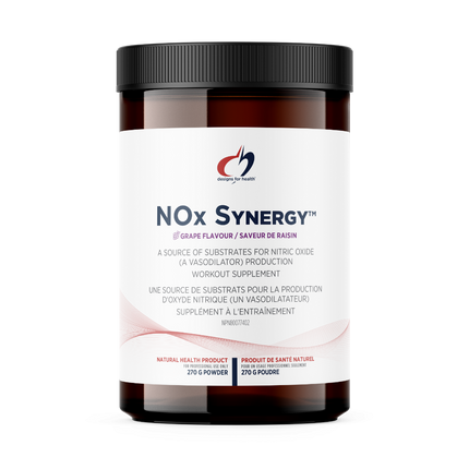 DESIGNS FOR HEALTH NOX SYNERGY POWDER 270g  - GRAPE FLAVOUR