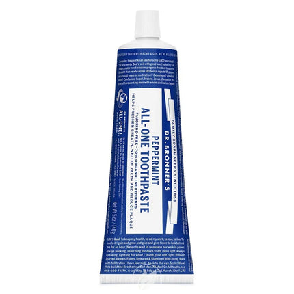 DR. BRONNERS 多效合一牙膏 薄荷口味 140g