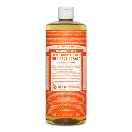 DR. BRONNERS TEA TREE CASTILE SOAP 472ml