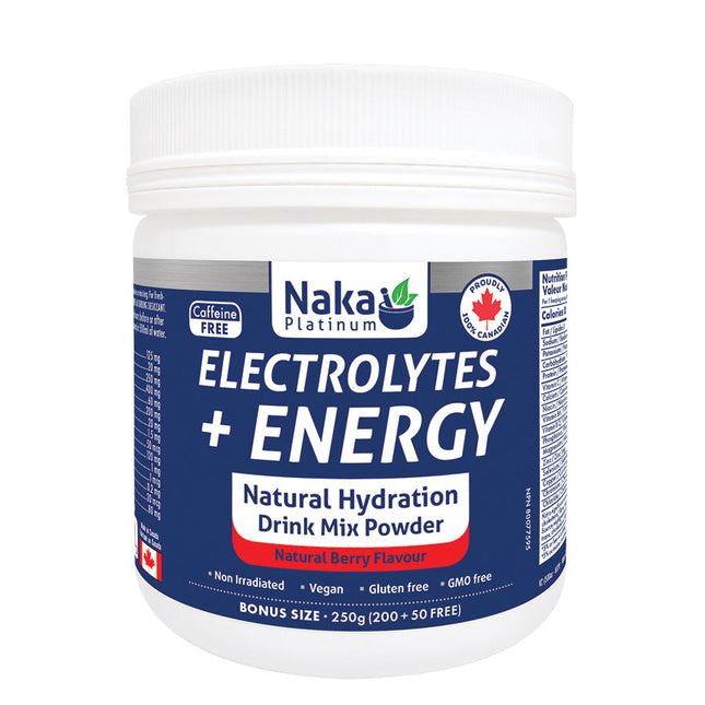 NAKA PLATINUM ELECTROLYTES + ENERGY 250g