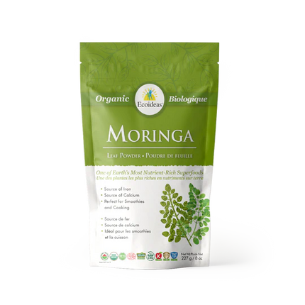 ECOIDEAS ORGANIC MORINGA POWDER 227g
