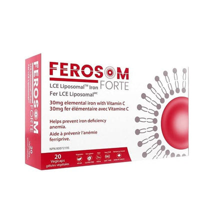 FEROSOM FORTE LCE LIPOSOMAL IRON - 20 CAPS