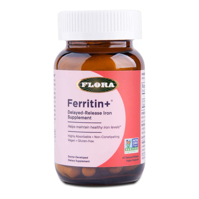 FLORA FERRITIN DELAYED-RELEASE IRON 60CAPS