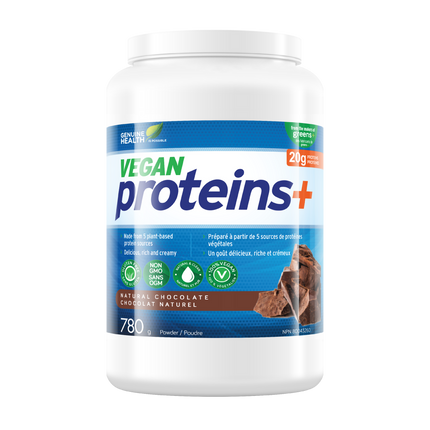 GENUINE HEALTH VEGAN PROTEINS+ CHOCOLATE 780g