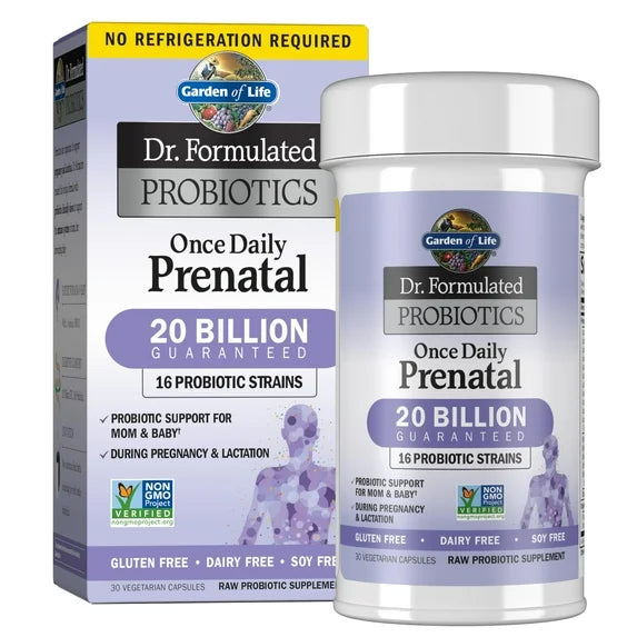 GARDEN OF LIFE DR. FORMULATED PROBIOTICS ONCE DAILY PRENATAL 30vcaps