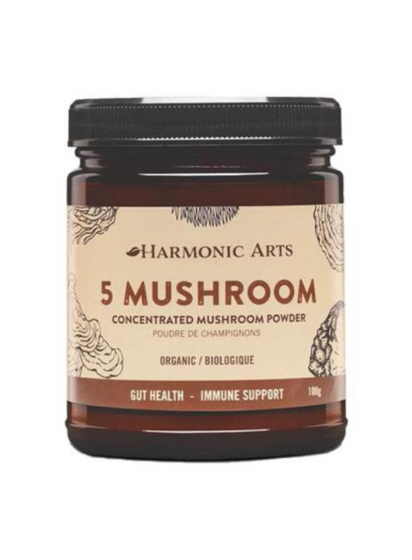 Harmonic Arts Organic 5 蘑菇濃縮粉 100克