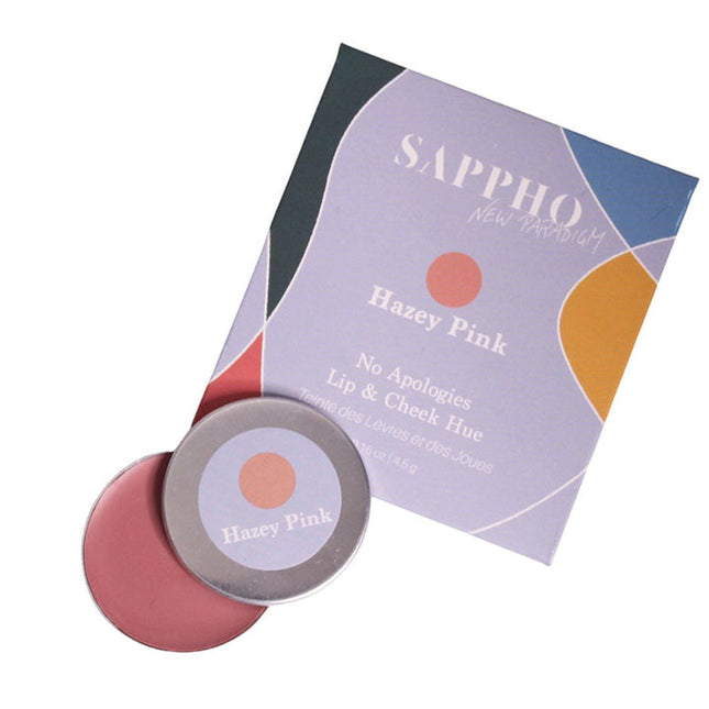SAPPHO NEW PARADIGM NO APOLOGIES LIP AND CHEEK HUES - HAZEY PINK (REFILL)