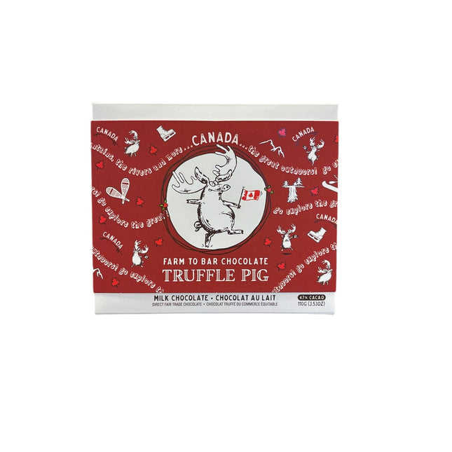 TRUFFLE PIG MILK CHOCOLATE 47%CACAO 50G