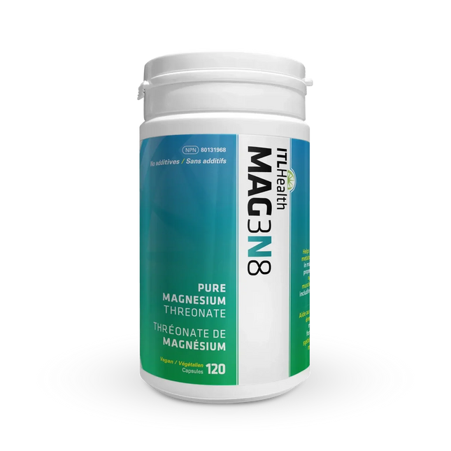 ITL HEALTH MAG3N8 MAGNESIUM L-THREONATE 120 CAPS