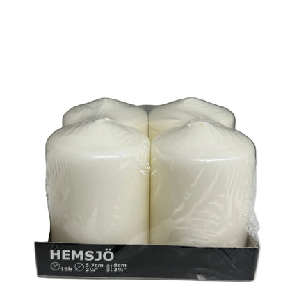 FINLANDIA GIFT BAG UNSCENTED BLOCK CANDLE, NATURAL