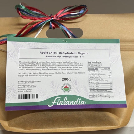 ORGANIC APPLE CHIPS 200g