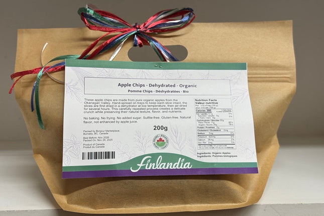 ORGANIC APPLE CHIPS 200g