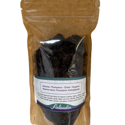 RAISINS THOMPSON DRIED ORGANIC 200G