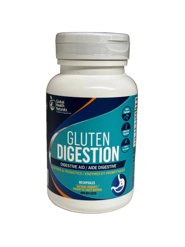 GLOBAL HEALTH NATURALS GLUTEN DIGESTION 60 CAPS