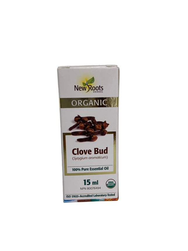 NEW ROOTS CLOVE BUD ESSENTIAL OIL 15ml