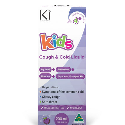 KI KIDS COUGH & COLD BERRY LIQUID 200ML