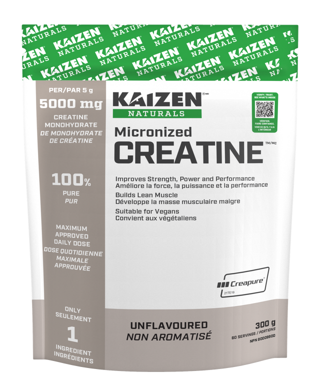 KAIZEN NATURALS  MICRONIZED CREATINE 300g