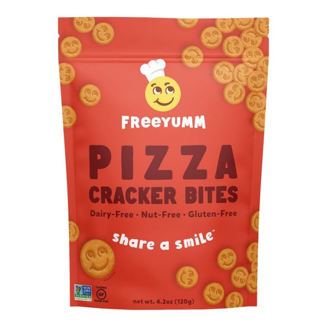 FREEYUMM PIZZA CRACKER BITES SNACKS  120 G