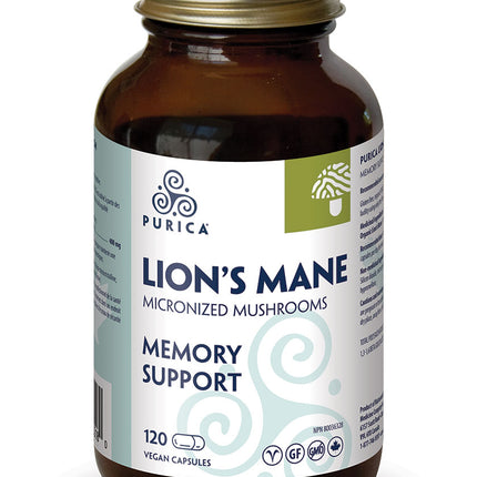 PURICA LION'S MANE MEMORY SUPPORT 120vcaps