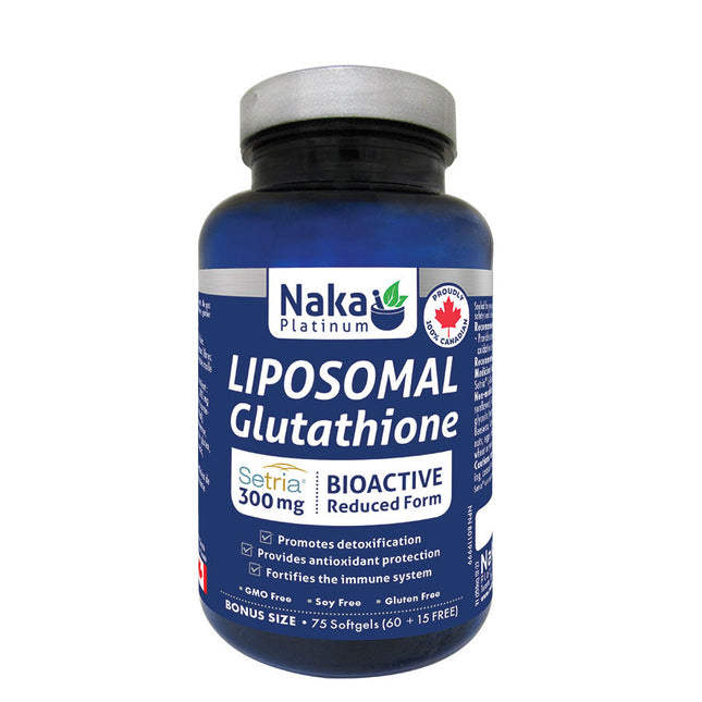 NAKA PLATINUM LIPOSOMAL GLUTATHIONE SETRIA 300MG  75caps