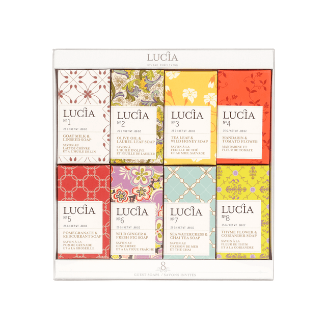 LUCIA ASSORTED GIFT BOX 8 SOAP 20g