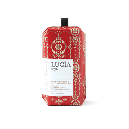LUCIA #25 SWEET ALMOND & WILD BERRIES SOAP 165g