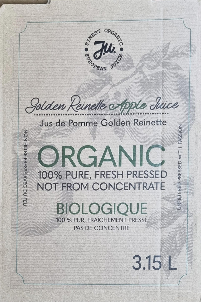 Golden Reinette Apple Juice Organic 3.15L