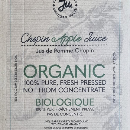 Chopin Apple Juice Organic 3.15L