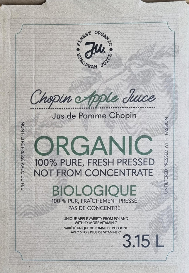 Chopin Apple Juice Organic 3.15L