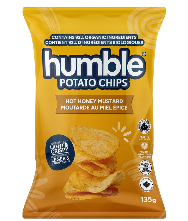 HUMBLE POTATO CHIPS – HOT HONEY MUSTARD 135 G