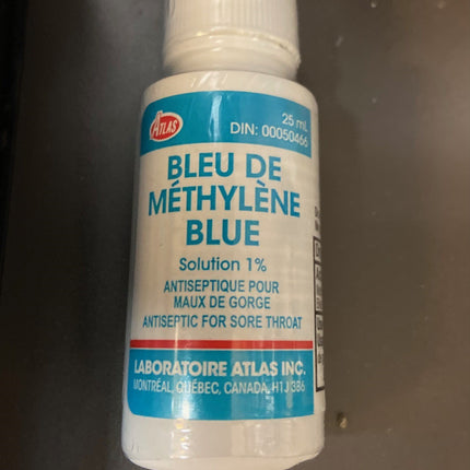 METHYLENE BLUE 1% ORAL/TOPICAL SOLUTION 25ML