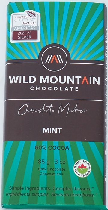 WILD MOUNTAIN MINT CHOCOLATE BAR 85g