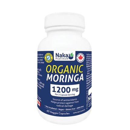 NAKA PLATINUM ORGANIC MORINGA 1200MG 60VCAP
