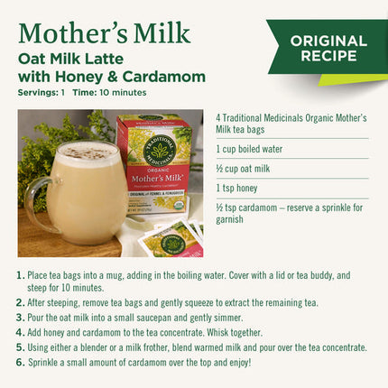TRADITIONAL MEDICINALS ORGANIC MOTHER'S MILK TEA