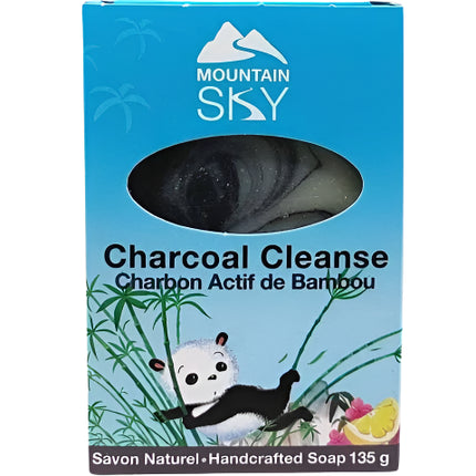 MOUNTAIN SKY CHARCOAL CLEANSE BAR SOAP 135G