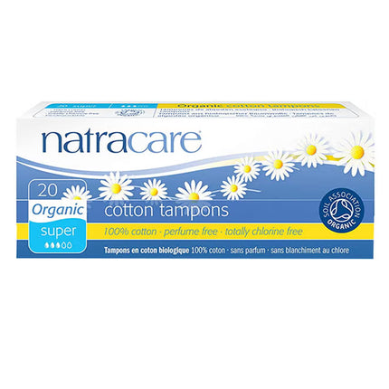 NATRACARE ORGANIC TAMPONS SUPER 20pcs