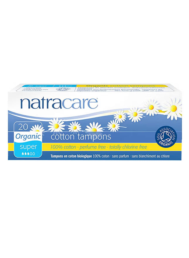 NATRACARE ORGANIC TAMPONS SUPER 20pcs