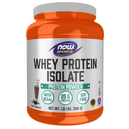 NOW WHEY PROTEIN ISOLATE CHOC 816g