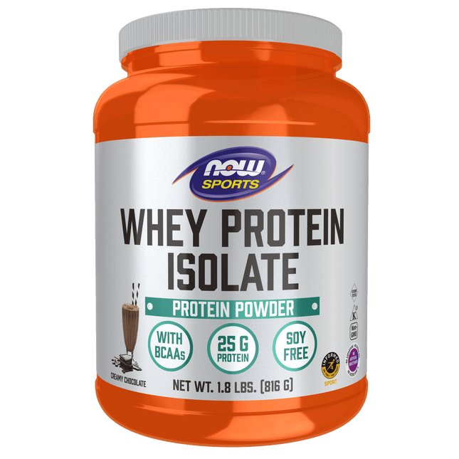 NOW WHEY PROTEIN ISOLATE CHOC 816g