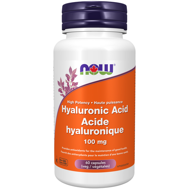 NOW HYALURONIC ACID 100mg 60vcaps