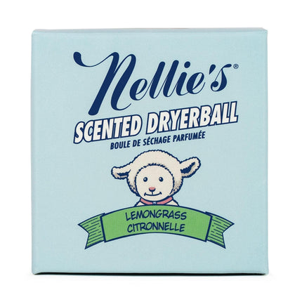 NELLIE'S SCENTED WOOL DRYR BALL LEMONGRASS