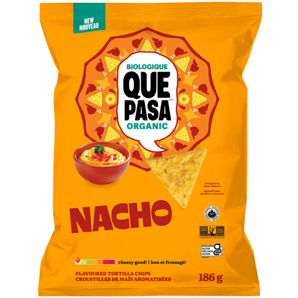 QUE PASA TORTILLA CHIPS NACHO 186g